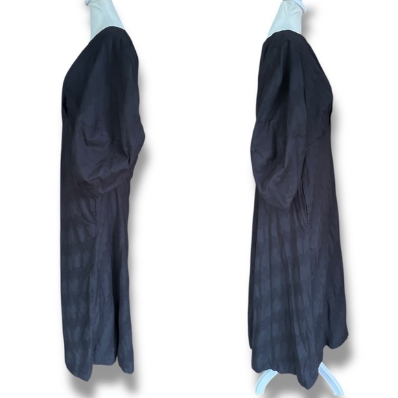 New Free People Lydia Puff Sleeve Button Down Midi Dress in Black | Women’s XL - Picture 8 of 15